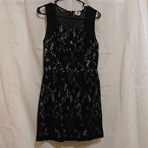 Black lace dress